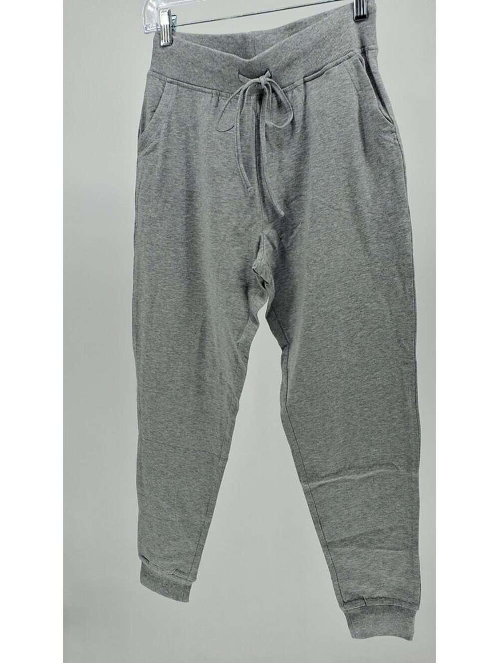 Zenana Soft Cotton Jogger Bottoms-Heather Grey / S